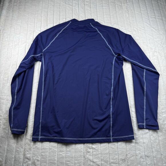 Duluth Trading Suit Up Long Sleeve Mock Neck Swim Tee Men L Slim Fit Stretch NWT - Picture 2 of 13